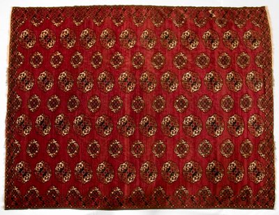 トルクメンメインカーペット、1870年代。 作： Unbekannt