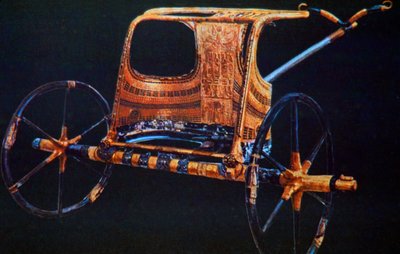 ツタンカーメンの埋葬戦車、紀元前14世紀 作： Unbekannt