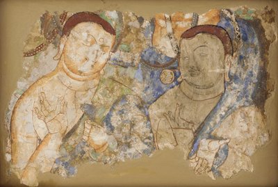 会話する 2 人の修道士、4 ～ 6 世紀。 作： Unbekannt