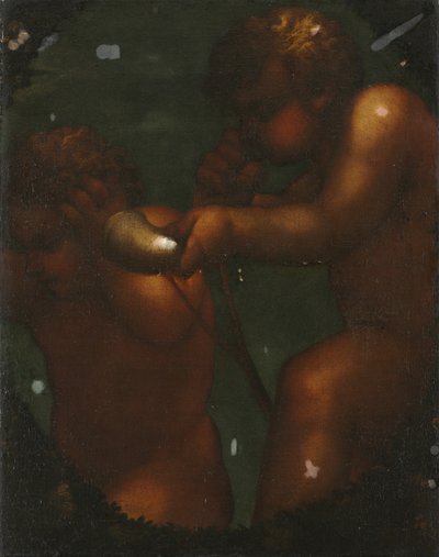 2つのPutti、1700年代。 作： Unbekannt