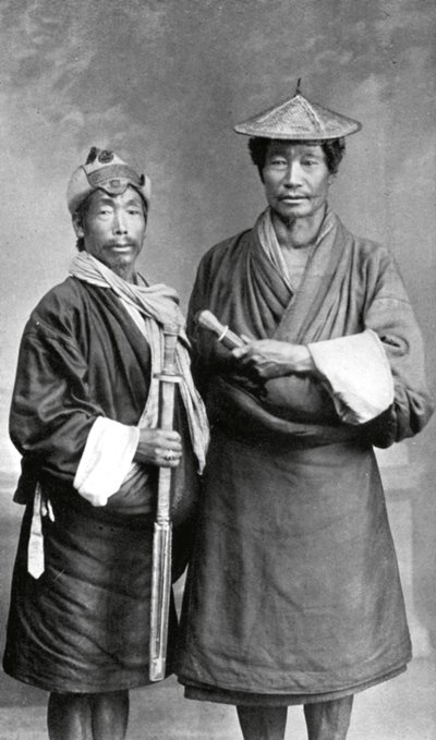 2人のシッキム人男性、c1910 作： Unbekannt