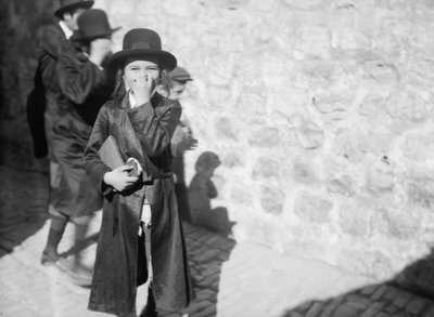 ユダヤ人の嘆きの壁のタイプ、1934-1939年頃（モノクロ写真 作： Unbekannt