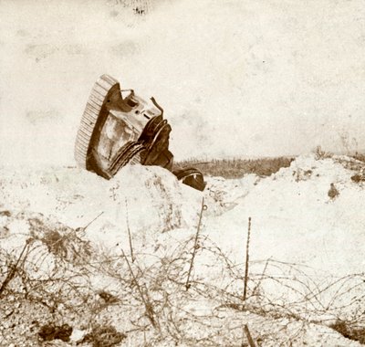 損傷したタンクの下側、c1914-c1918 作： Unbekannt
