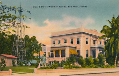 アメリカ合衆国気象局、キーウェスト、フロリダ、c1940s 作： Unbekannt