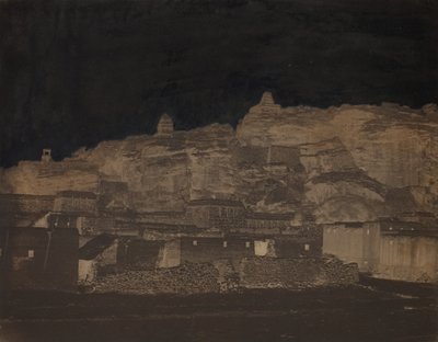 無題、[建物、おそらく遺跡]、1860年代。 作： Unbekannt