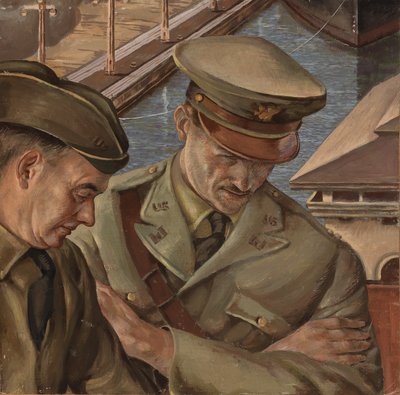 無題の壁画研究、約。 1933～1943年。 作： Unbekannt