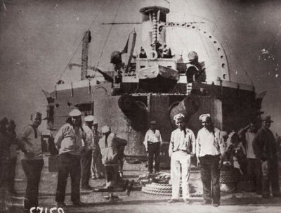 戦艦ポチョムキン、コンスタンツァ、ルーマニアでの蜂起、1905年 作： Unbekannt