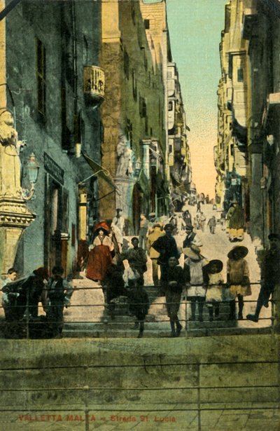 バレッタ、マルタ-セントルシア、c1918-c1939。 作： Unbekannt