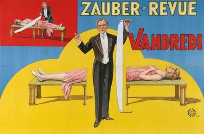 フライデーマジックレビューポスター、1923 作： Unbekannt