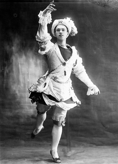 ヴァスラフニジンスキー、ロシアのバレエダンサー、1909年 作： Unbekannt