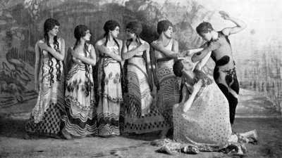 LApres-midi dun Faune、1912年、ロシアのバレエダンサー、ヴァスラフニジンスキー 作： Unbekannt