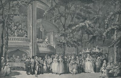 ヴォクソール庭園、1785年、1920年 作： Unbekannt