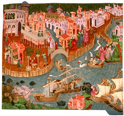 1338年のヴェネツィア、1892年 作： Unbekannt