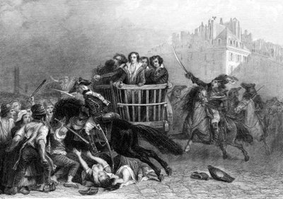 テロの犠牲者、フランス革命、1794 作： Unbekannt
