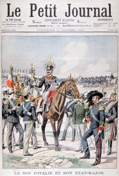 ヴィクターエマニュエル3世、1903年イタリア国王 作： Unbekannt