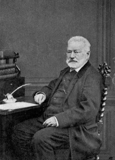ヴィクトルユーゴー、フランスの作家、1872年 作： Unbekannt