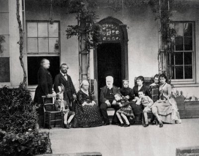 1866年、ガーンジー島に亡命したフランスの小説家、ヴィクトルユーゴー 作： Unbekannt
