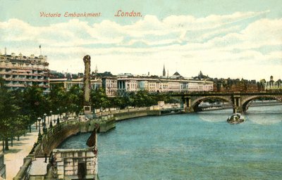 ビクトリア堤防-ロンドン、1906。 作： Unbekannt