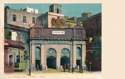 ビクトリアゲート、バレッタ-マルタ、c1900 作： Unbekannt