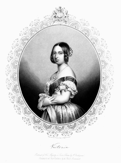 ビクトリア、グレートブリテンおよびアイルランドの女王、c1850 作： Unbekannt