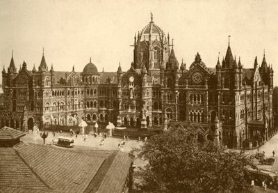 ビクトリア駅、ボンベイ、1930年。 作： Unbekannt