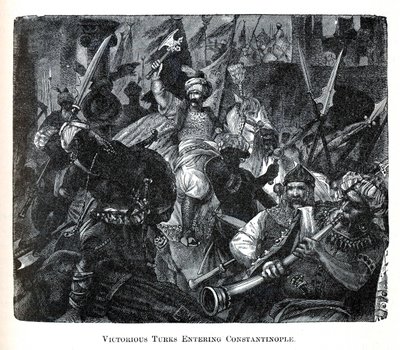 コンスタンティノープルに入る勝利のトルコ人、1882 作： Unbekannt