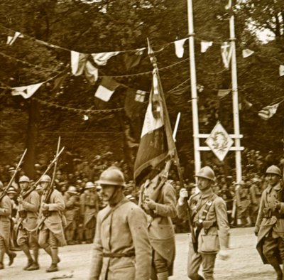 勝利パレード、1918 作： Unbekannt