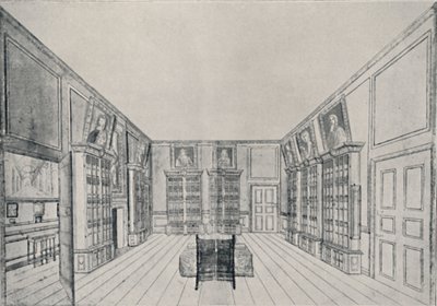 ヨークビルディングのサミュエルペプス図書館の内部を見る1928 作： Unbekannt