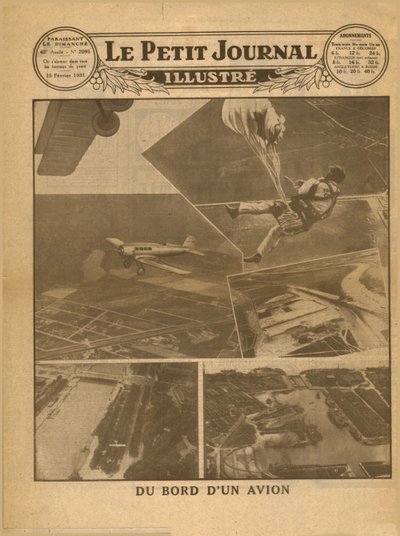 機内からの眺め、1931年。 作： Unbekannt