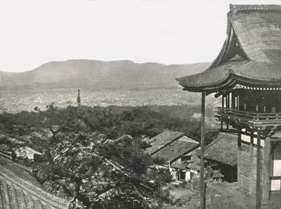 丘からの眺め、京都、日本、1895年。 作： Unbekannt