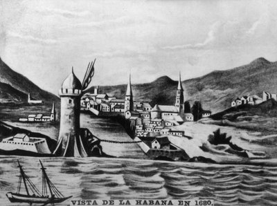 ハバナの眺め、1680年、1920年代 作： Unbekannt