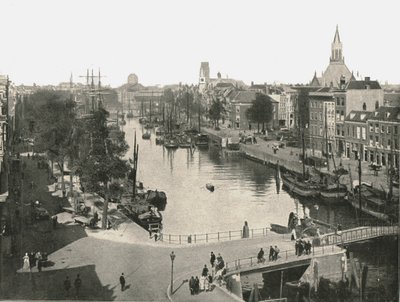 オランダ、ロッテルダムの眺め、1895年。 作： Unbekannt
