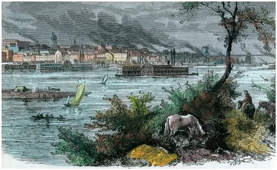 セントルイス、ミズーリ州、アメリカ合衆国、c1880のビュー 作： Unbekannt