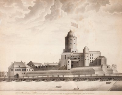 ヴィボルグ城の眺め1840 作： Unbekannt