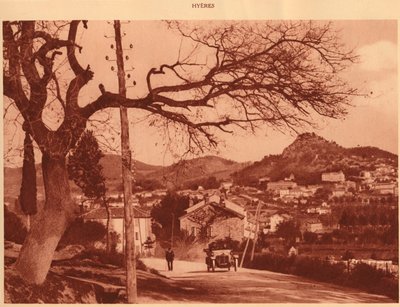 Chemer de lHermitage、イエール、1930年から撮影したビュー。 作： Unbekannt