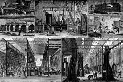 ロイヤルスモールアームズファクトリー、エンフィールド、c1880のビュー 作： Unbekannt