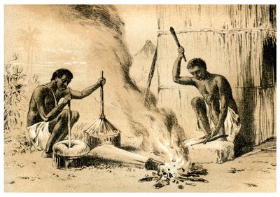 村の鍛冶屋、1883年 作： Unbekannt