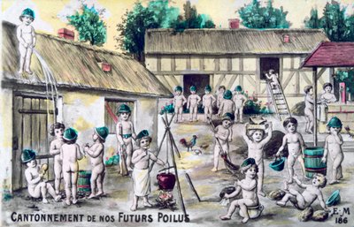 ヴィンテージフランスポストカード、c1900 作： Unbekannt