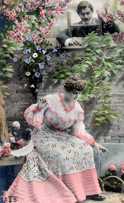 ヴィンテージフランスポストカード、c1900 作： Unbekannt