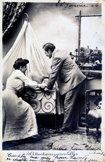ヴィンテージフランスポストカード、c1900 作： Unbekannt