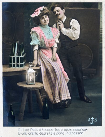 ヴィンテージフランスポストカード、c1900 作： Unbekannt