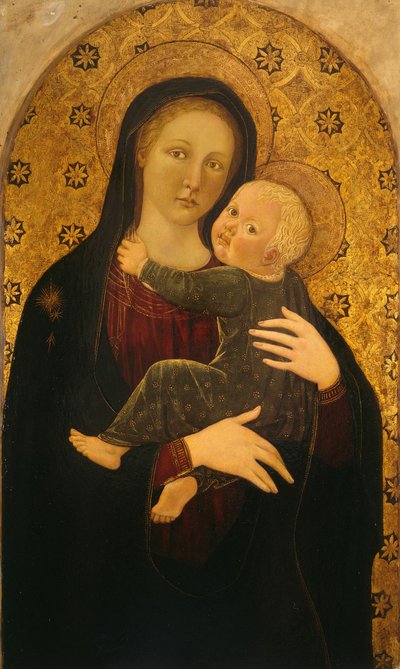 聖母子、c。 1450年。 作： Unbekannt
