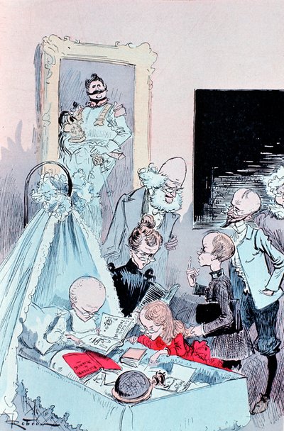 1950年代の知的家族のビジョン、1883年 作： Unbekannt
