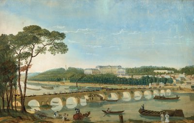 1830年5月19世紀のセントクラウドでのフランシスコ1世とナポリの女王のチャールズX訪問 作： Unbekannt