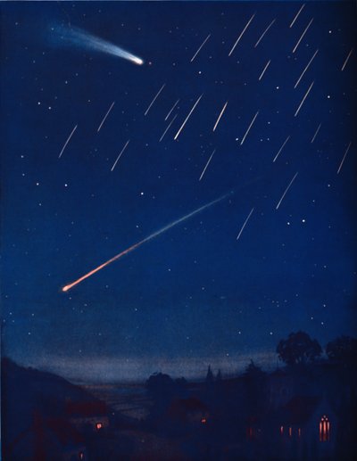 宇宙からの訪問者が地球に到達する、1935 作： Unbekannt