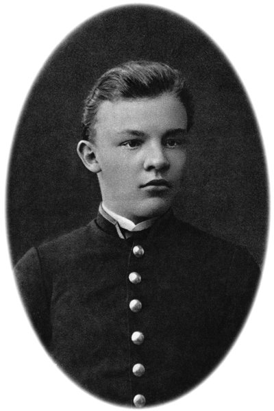 文法学校の生徒としてウラジミール・ウリヤノフ・レーニン、シンビルスク、ロシア、1879 作： Unbekannt