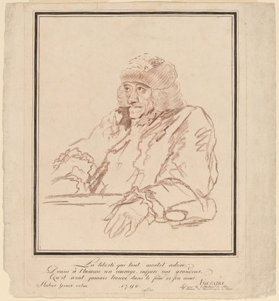 ヴォルテール、1790年。 作： Unbekannt