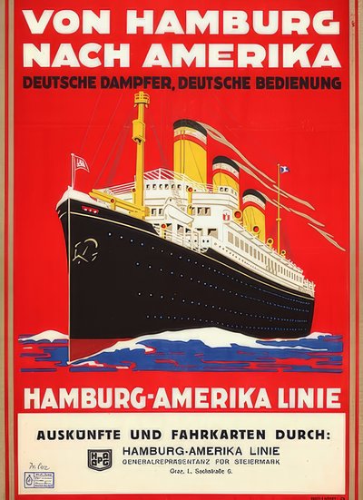 ハンブルクからアメリカへ。オーストリア、グラーツ、1938-1939（J. Weiner、ウィーン） 作： Unbekannt
