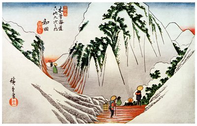 和田。パスの頭、雪の中、1830年代1925 作： Unbekannt