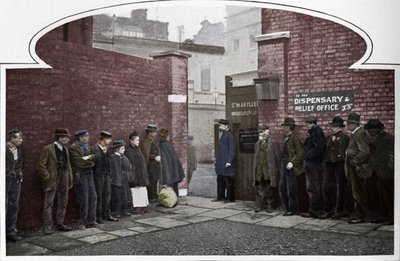 セントメリルボーンワークハウス、ロンドン、Luxborough Street、c1901 1903への入院を待っています。 作： Unbekannt